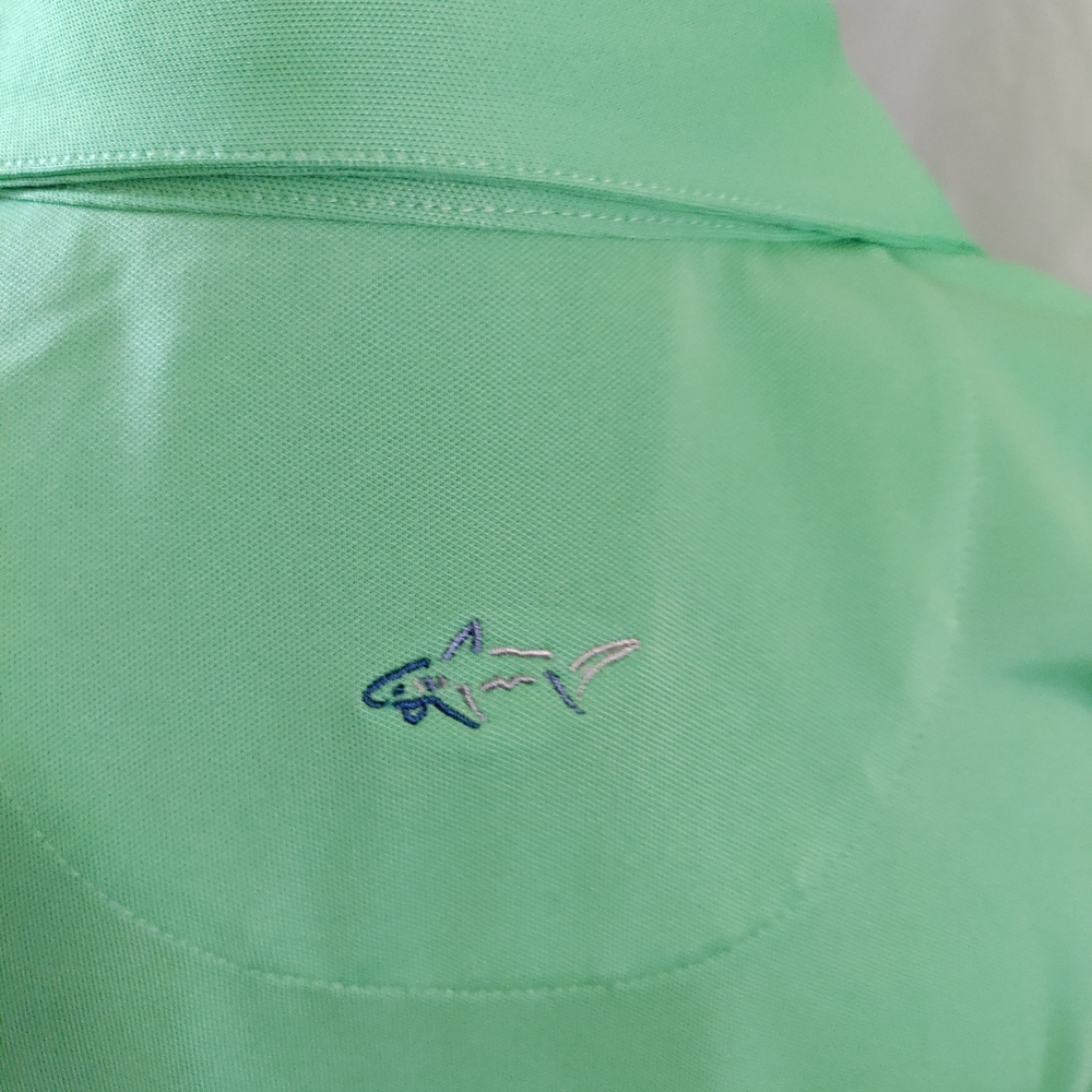 Greg Norman Golf Woman Green Sleeveless Polo Top. - Picture 3 of 5